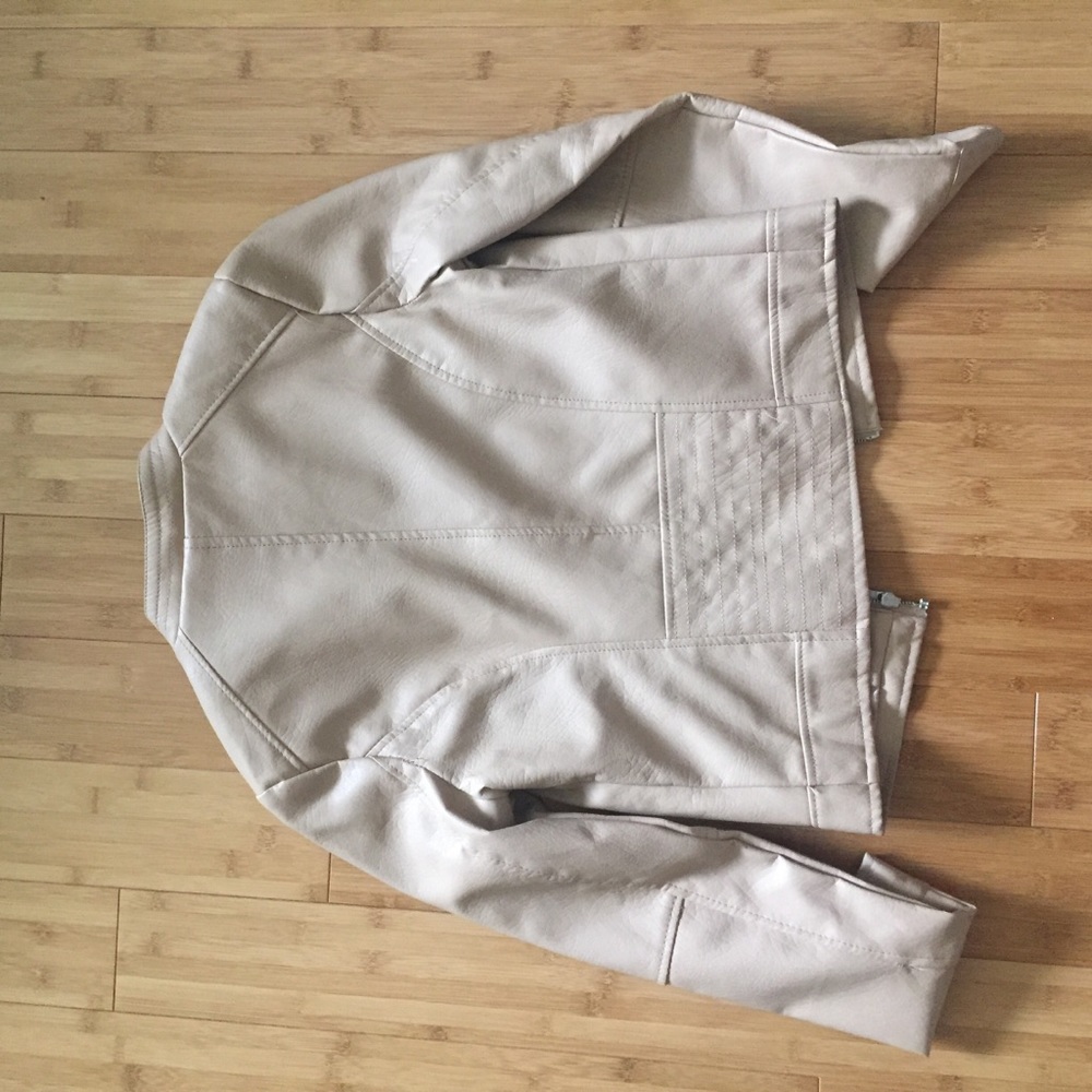 Tan Bomber Jacket - Picture 3 of 6